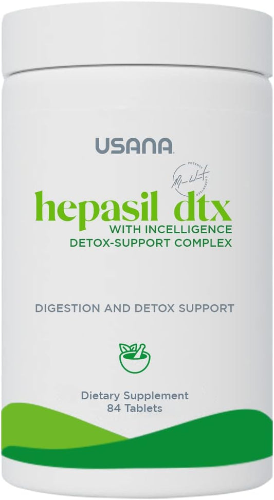 USANA Hepasil DTX with InCelligence - Comprehensive Health Support Complex - 84 Tablets