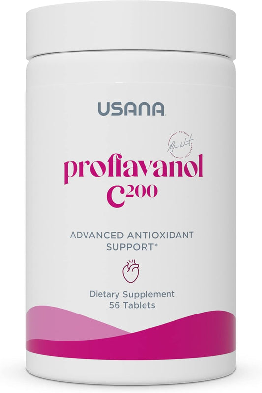 USANA Proflavanol C200 - Heart Health Antioxidant with Bioflavonoids & Vitamin C - 56 Tablets