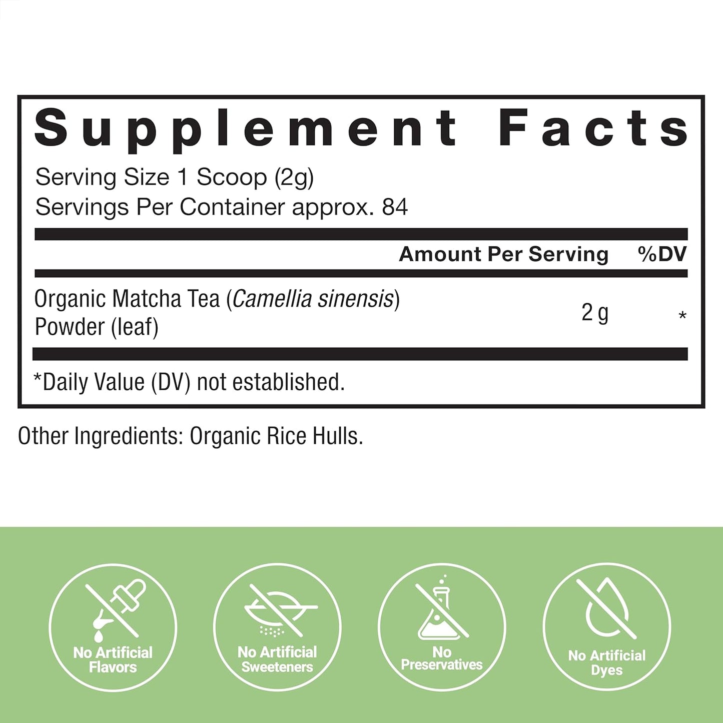 USDA-Certified Organic Matcha Green Tea Powder for Energy, Focus, and Daily Wellness - 169g, Culinary Grade, Rich Flavor