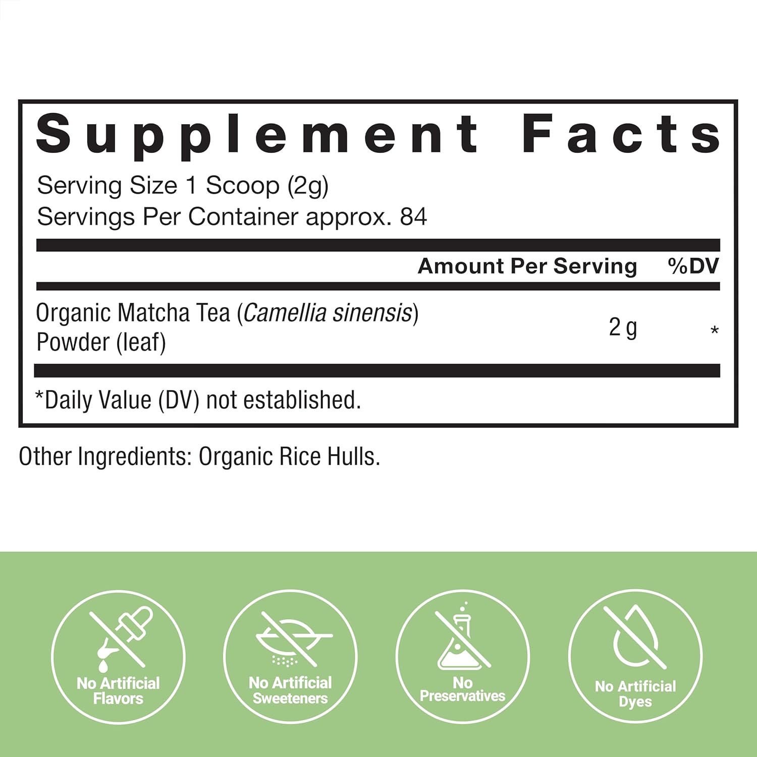 USDA-Certified Organic Matcha Green Tea Powder for Energy, Focus, and Daily Wellness - 169g, Culinary Grade, Rich Flavor
