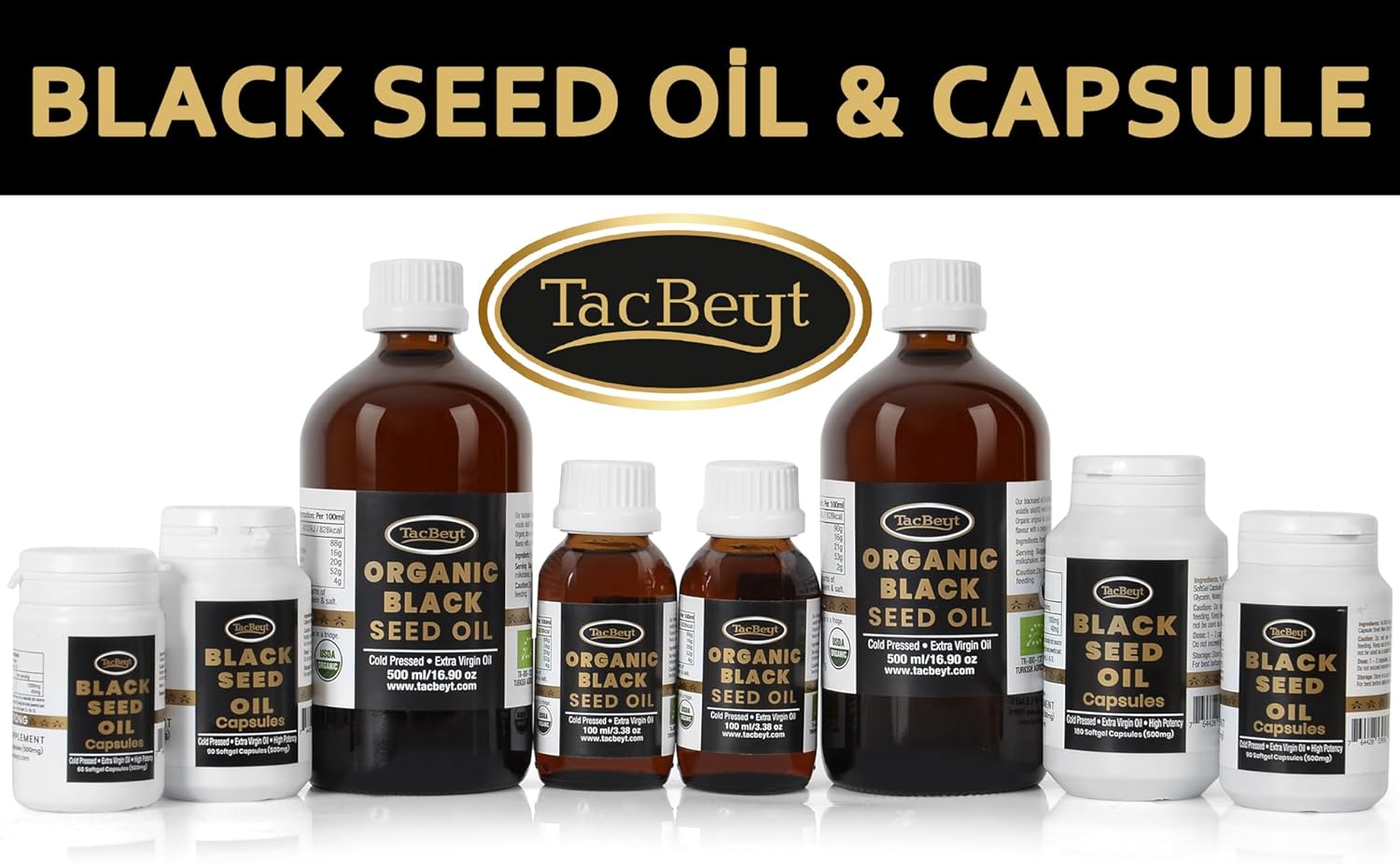 USDA Certified Turkish Black Seed Oil Liquid | 100% Organic Special Seed | Highest Thymoquinone Content | Cold-Pressed, Non GMO (3.38 Fl Oz)