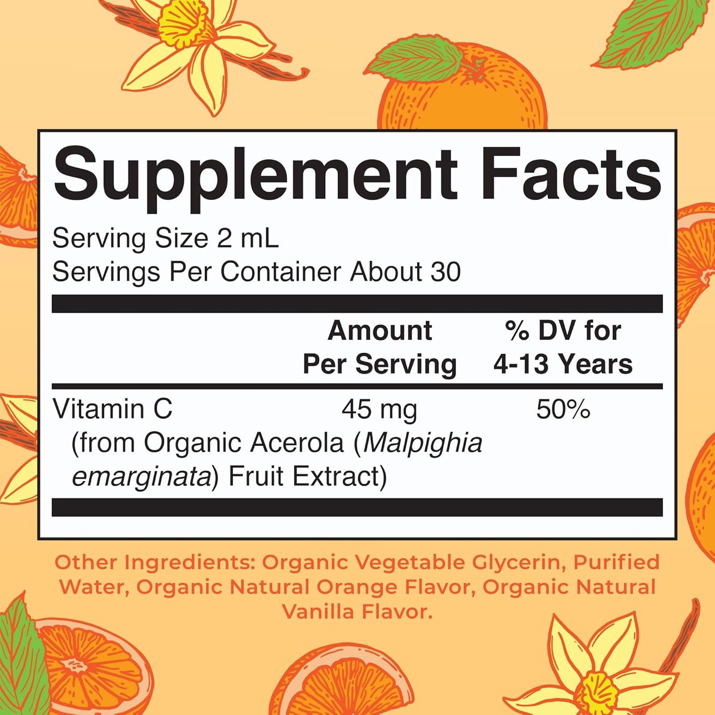 USDA Organic Kids Probiotic & Vitamin C Drops by MaryRuth Organics | Clean Label Project Verified® | Vegan, Non-GMO, Gluten Free | Supports Gut Health, Immune System, & Overall Wellness