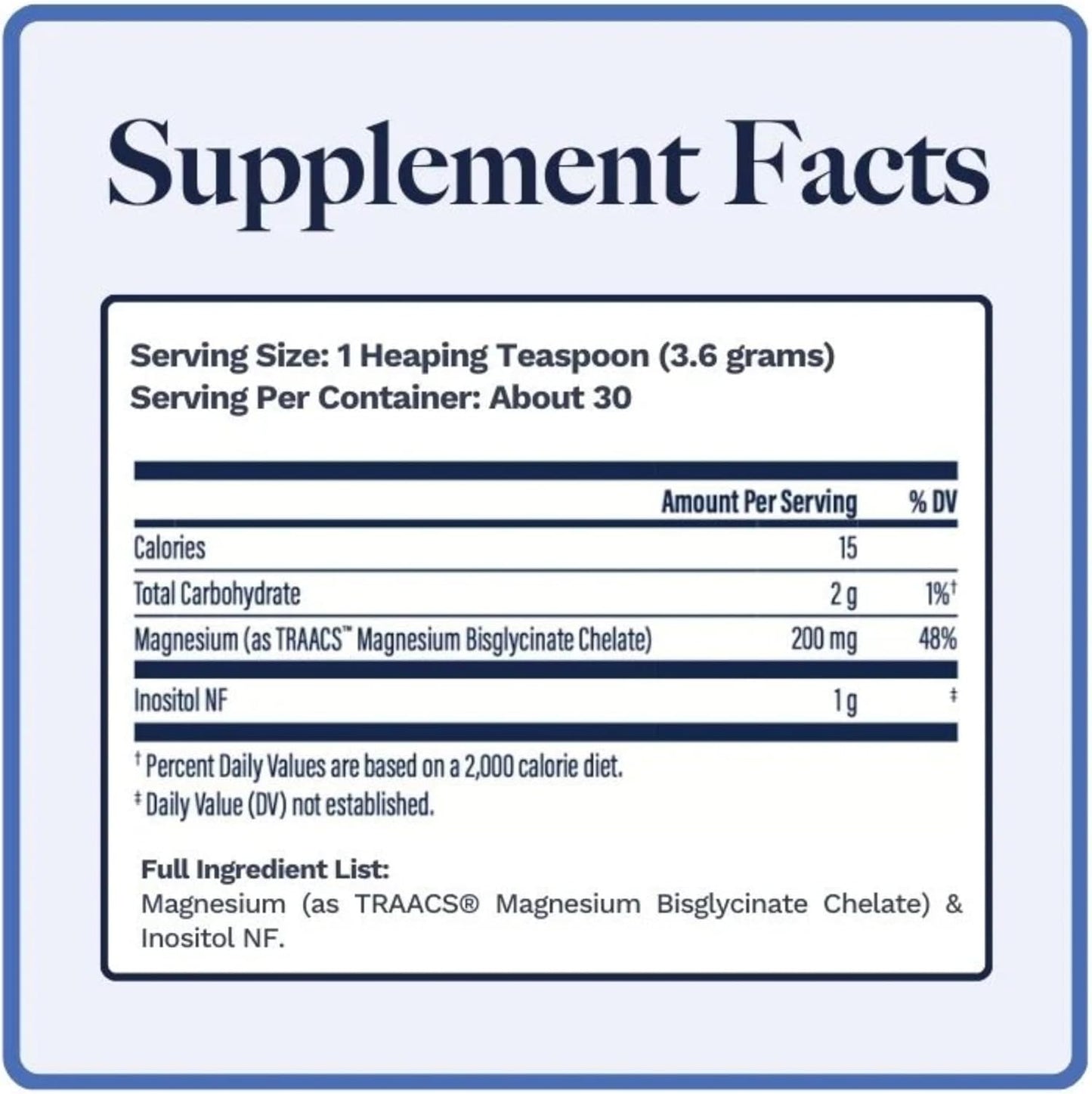 Utzy Naturals Magnositol PM Supplement with Chelated Albion Magnesium Bisglycinate - 30 Servings