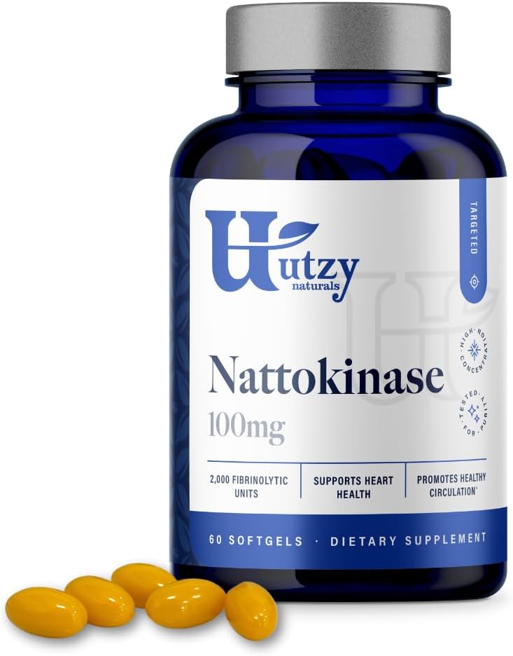 Utzy Naturals Metabolic Support Bundle | Nattokinase 100 mg and Berbecol 500 mg for Enhanced Metabolism