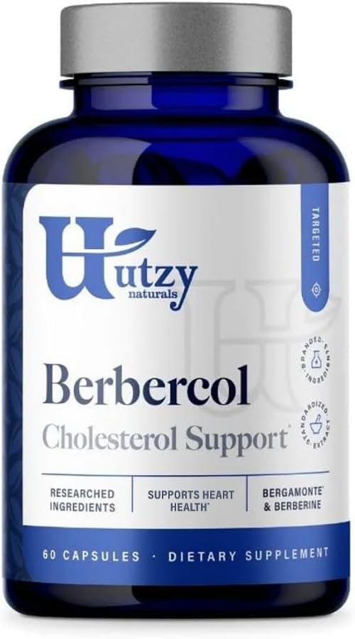 Utzy Naturals Metabolic Support Bundle | Nattokinase 100 mg and Berbecol 500 mg for Enhanced Metabolism