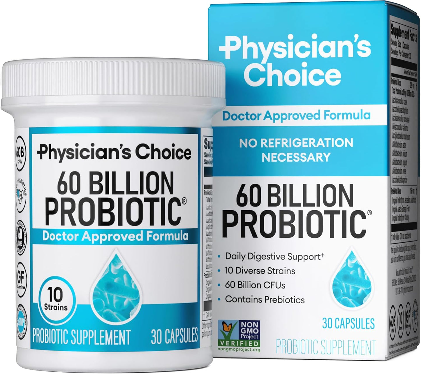 Vaginal Probiotic Bundle with Physician's CHOICE - 60 Billion CFU, 30ct
