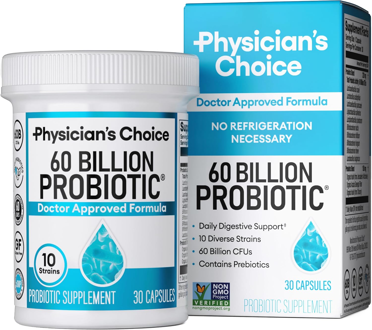 Vaginal Probiotic Bundle with Physician's CHOICE - 60 Billion CFU, 30ct