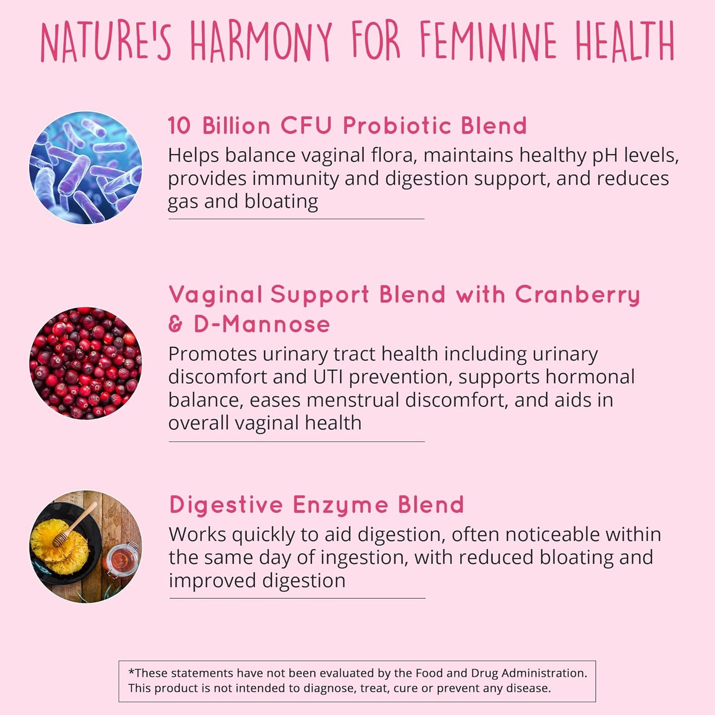 Vaginal Probiotics & Hormone Balance for Women - Happy Healthy Hippie (180ct)
