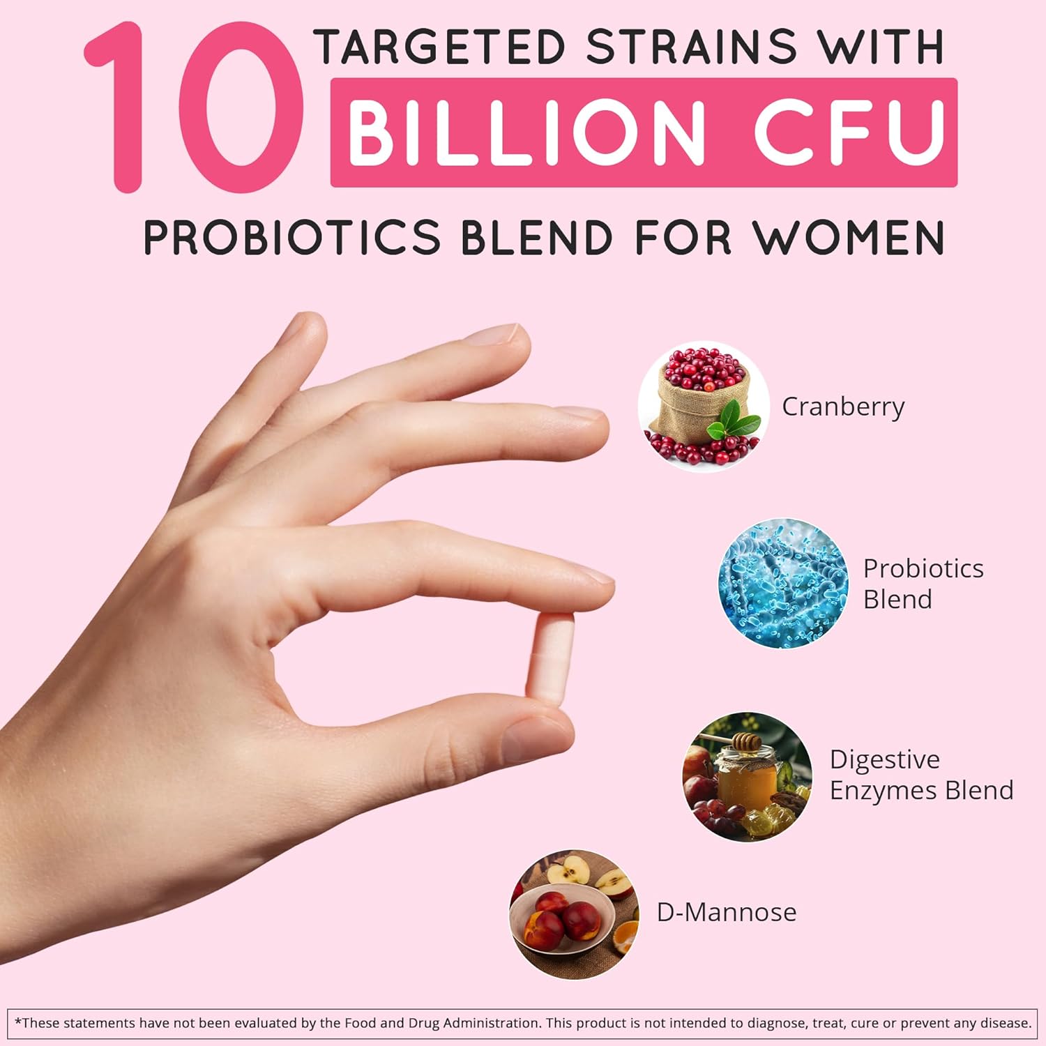 Vaginal Probiotics & Hormone Balance for Women - Happy Healthy Hippie (180ct)
