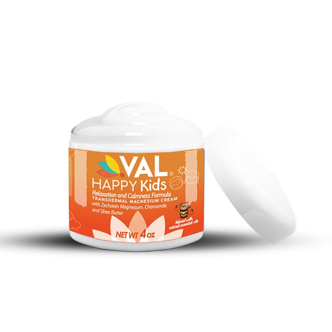 VAL Child Calm and Sleep Bundle with Magnesium Roll-on and Cream for Relaxation and Restful Nights