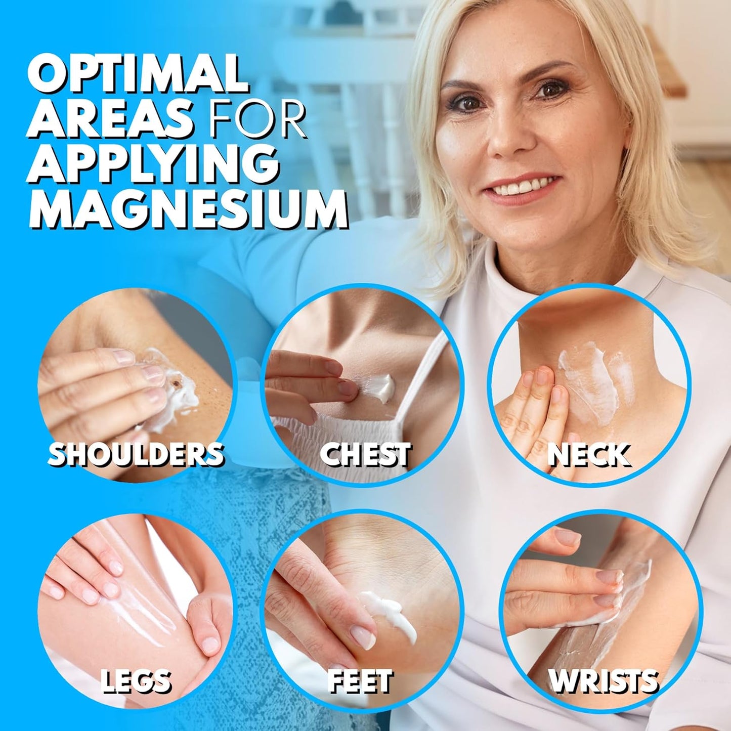 VAL Lombardi Magnesium Lotion | Hydrating Nighttime Cream with Zechstein Magnesium Chloride | Fast-Absorbing Topical Magnesium for Feet, Legs, Arms & Chest | 4oz USA Made