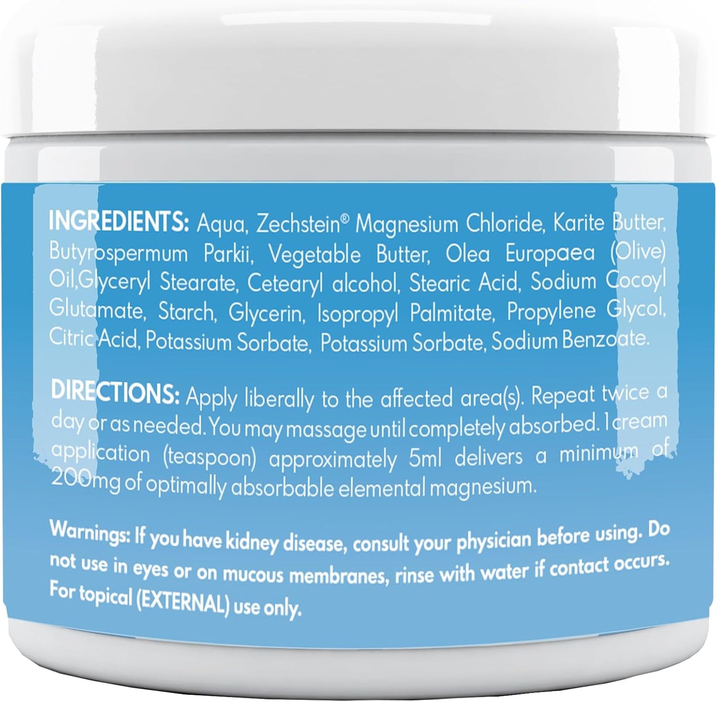 VAL Lombardi Magnesium Lotion | Hydrating Nighttime Cream with Zechstein Magnesium Chloride | Fast-Absorbing Topical Magnesium for Feet, Legs, Arms & Chest | 4oz USA Made