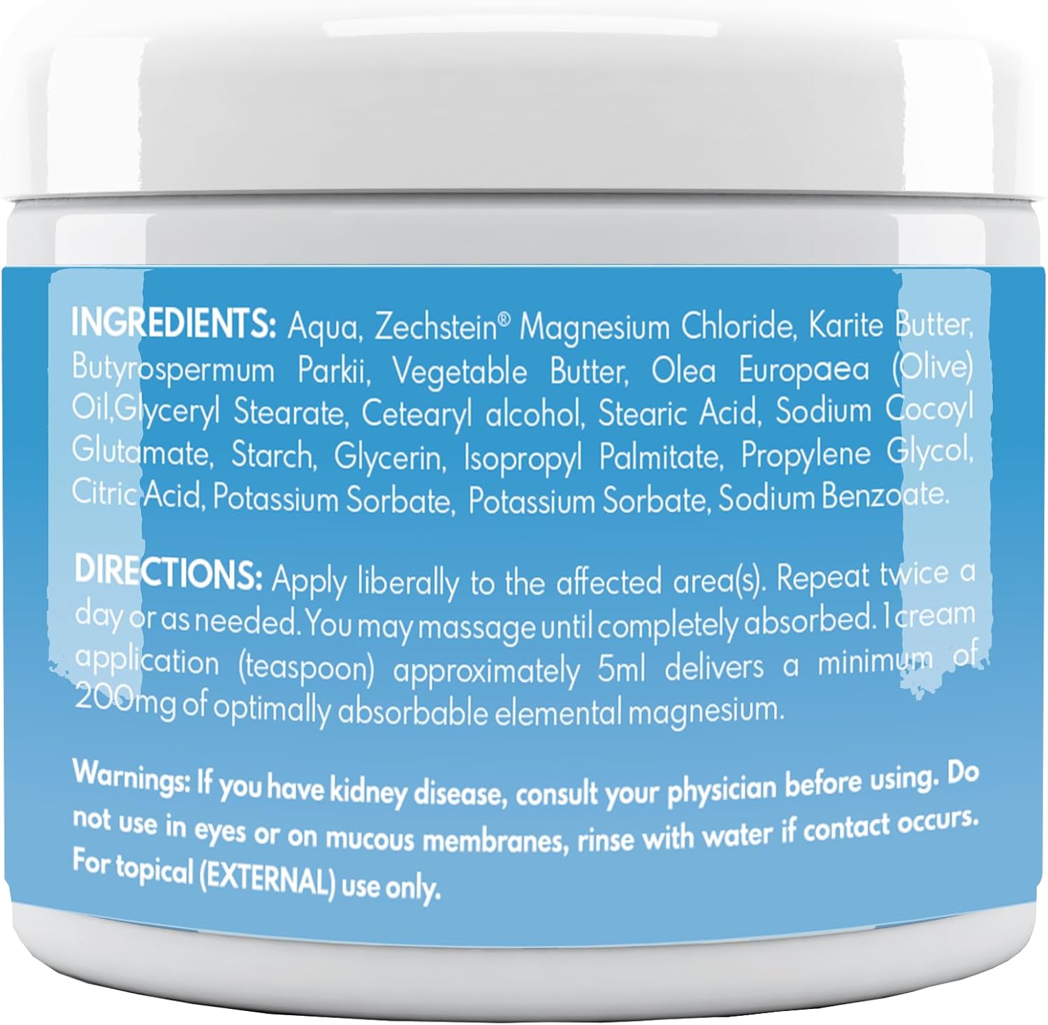 VAL Lombardi Magnesium Lotion | Hydrating Nighttime Cream with Zechstein Magnesium Chloride | Fast-Absorbing Topical Magnesium for Feet, Legs, Arms & Chest | 4oz USA Made