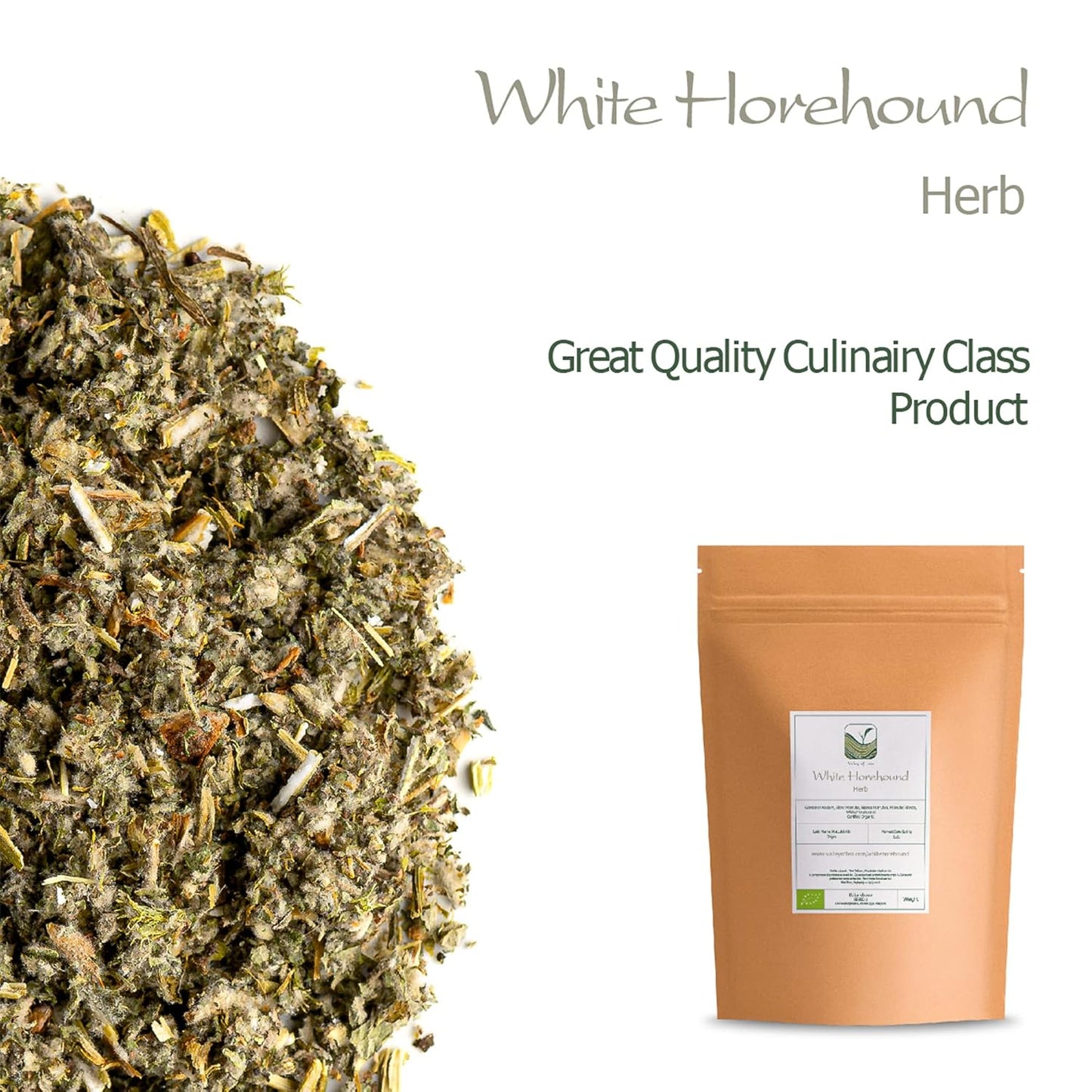 Valley of Tea White Horehound Leaf Herb Tea - Premium Herbal Horehound Leaves Blend