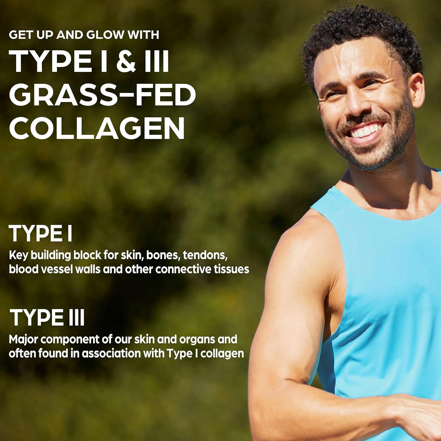 Vanilla Bean Orgain Protein Powder with Collagen - 25g Protein, 10g Collagen Peptides, Type I & III, 1B CFU Probiotics, Supports Hair, Skin, Nails, Joints, & Gut Health, Gluten Free - 1.6lb