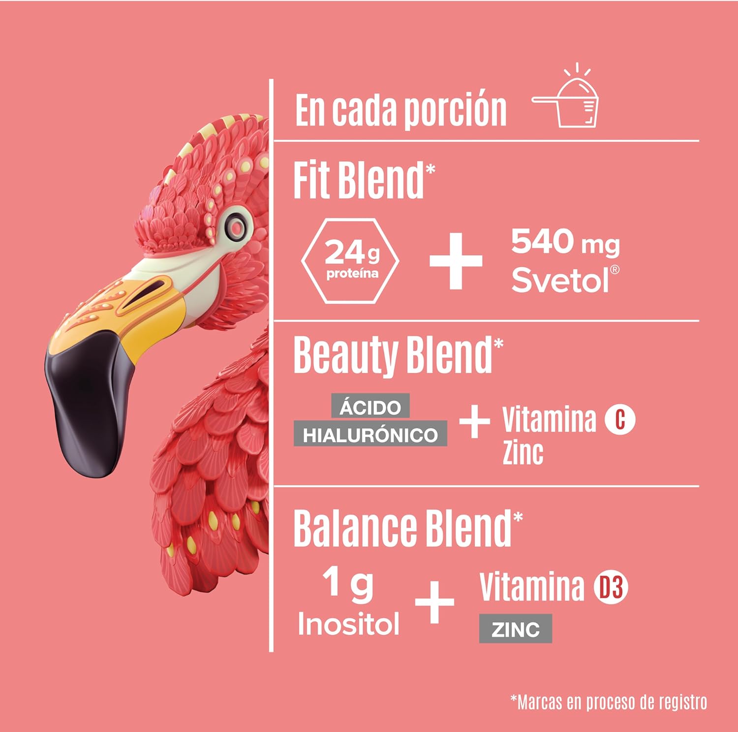 Vanilla Birdman Fitmingo Vegan Protein Powder with Inositol, Collagen Boosters, Hyaluronic Acid and Vitamins - Low Carb, Dairy Free, 23g Plant Based Protein