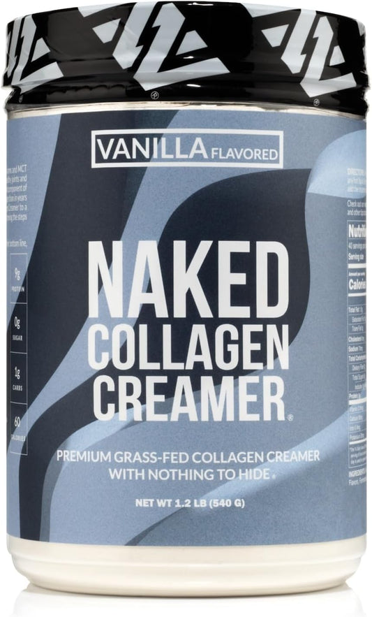 Vanilla Collagen Coffee Creamer - Dairy-Free, Gluten-Free, GMO-Free - Supports Hair, Skin, and Nails - 40 Servings - BoostGo Australia