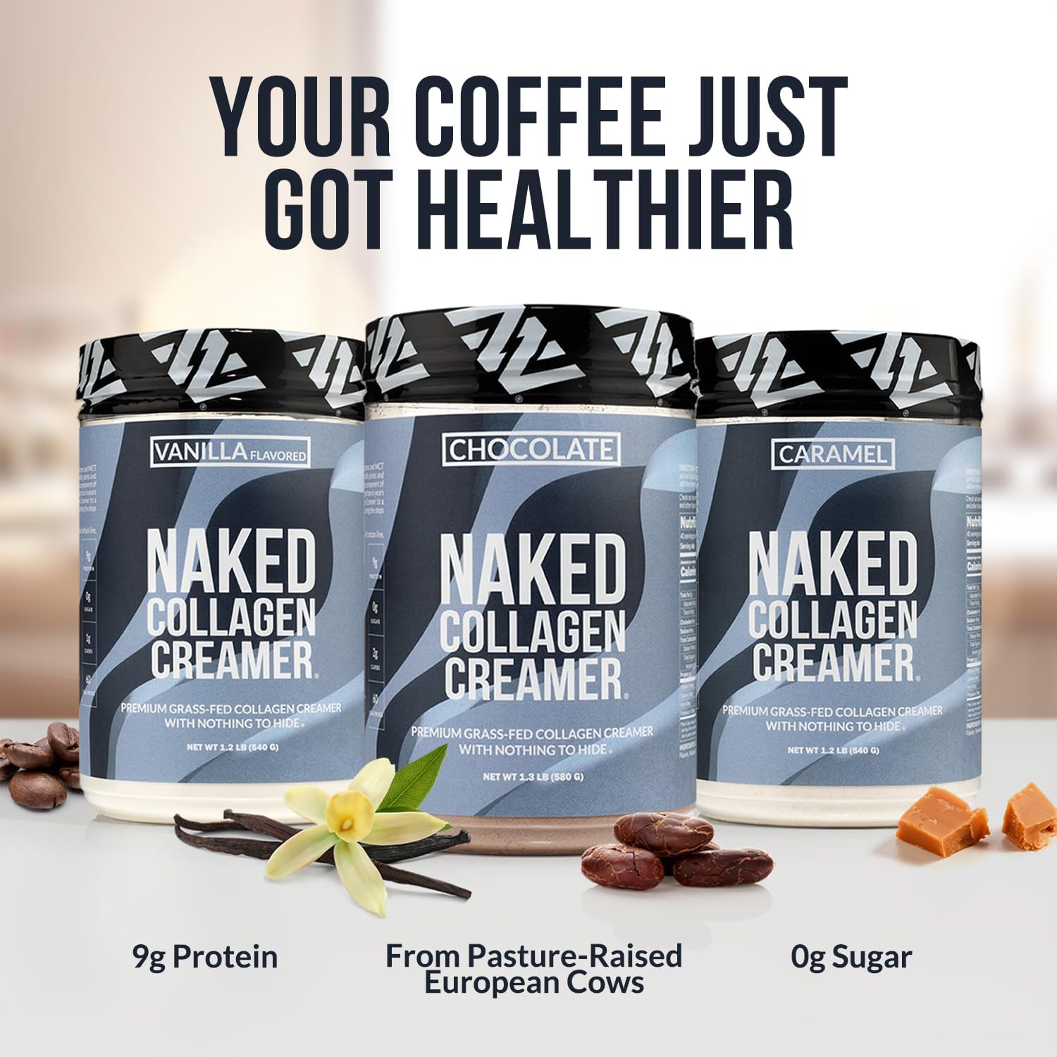 Vanilla Collagen Coffee Creamer - Dairy-Free, Gluten-Free, GMO-Free - Supports Hair, Skin, and Nails - 40 Servings - BoostGo Australia