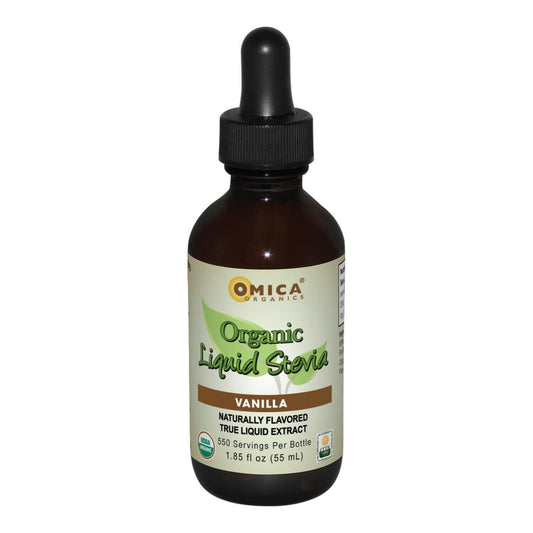 Vanilla Flavored Omica Organics Liquid Stevia - 1.85 fl oz Bottle