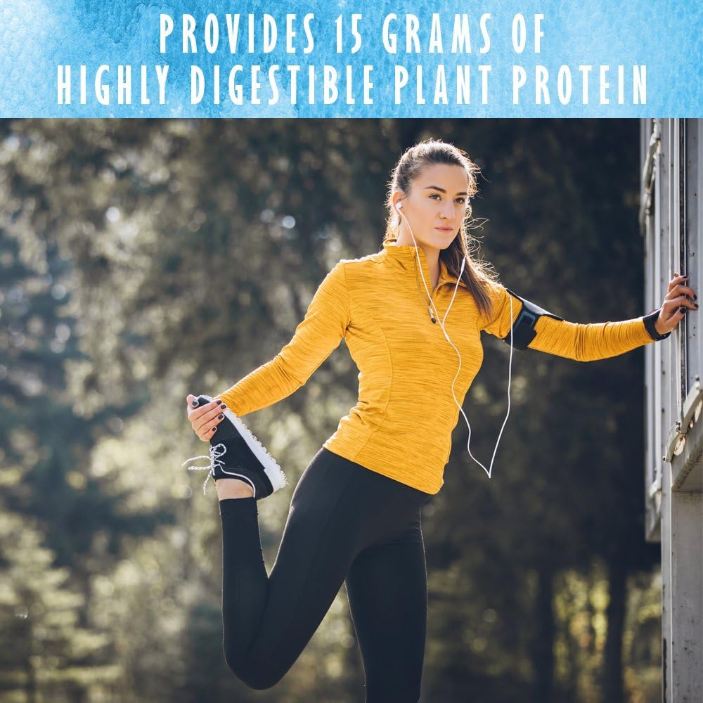 Vanilla Garden of Life Organic Plant Based Protein Powder - Vegan, Gluten Free Shake for Women and Men - 10 Servings, 15g Protein, Probiotics & Enzymes, Sugar-Free - BoostGo Australia