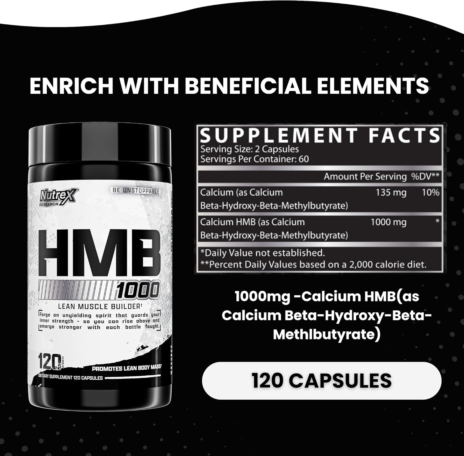 Vanilla HMB Whey Protein Powder by Nutrex Research | 1000 MG | Supports Muscle Recovery