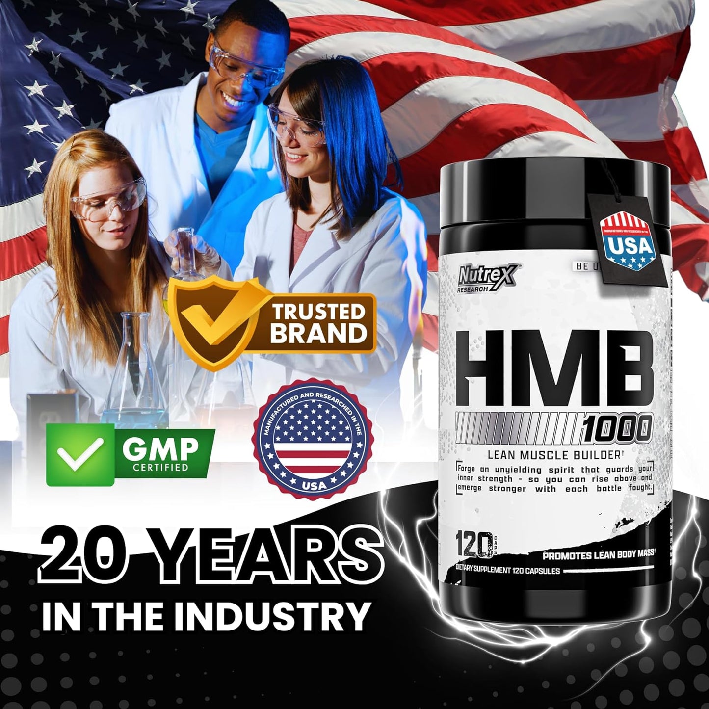 Vanilla HMB Whey Protein Powder by Nutrex Research | 1000 MG | Supports Muscle Recovery