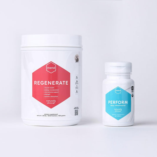 Vanilla MEND Perform and Regenerate Bundle: Relieve Aches, Support Muscle Health, Increase Energy and Endurance