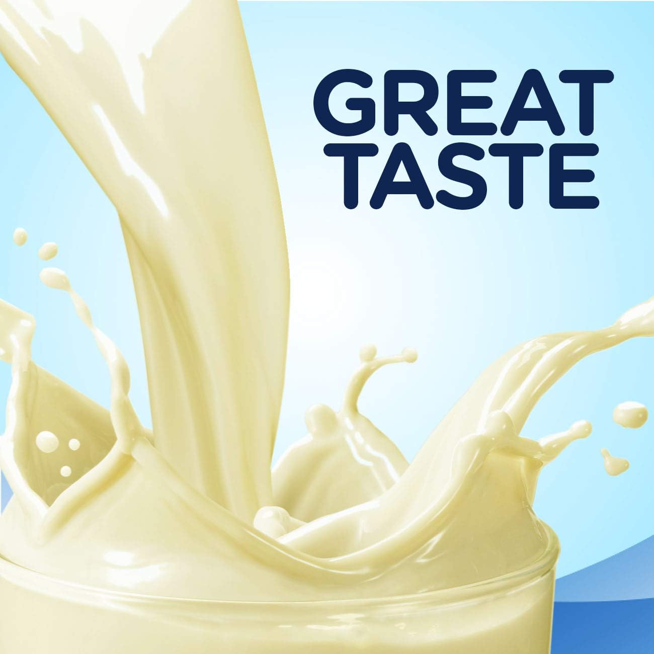 Vanilla Nutritional Powder with 8g Protein, 24 Vitamins & Minerals | Meal Replacement Shake Mix | Immune Support | 14.1 oz - 6 pack