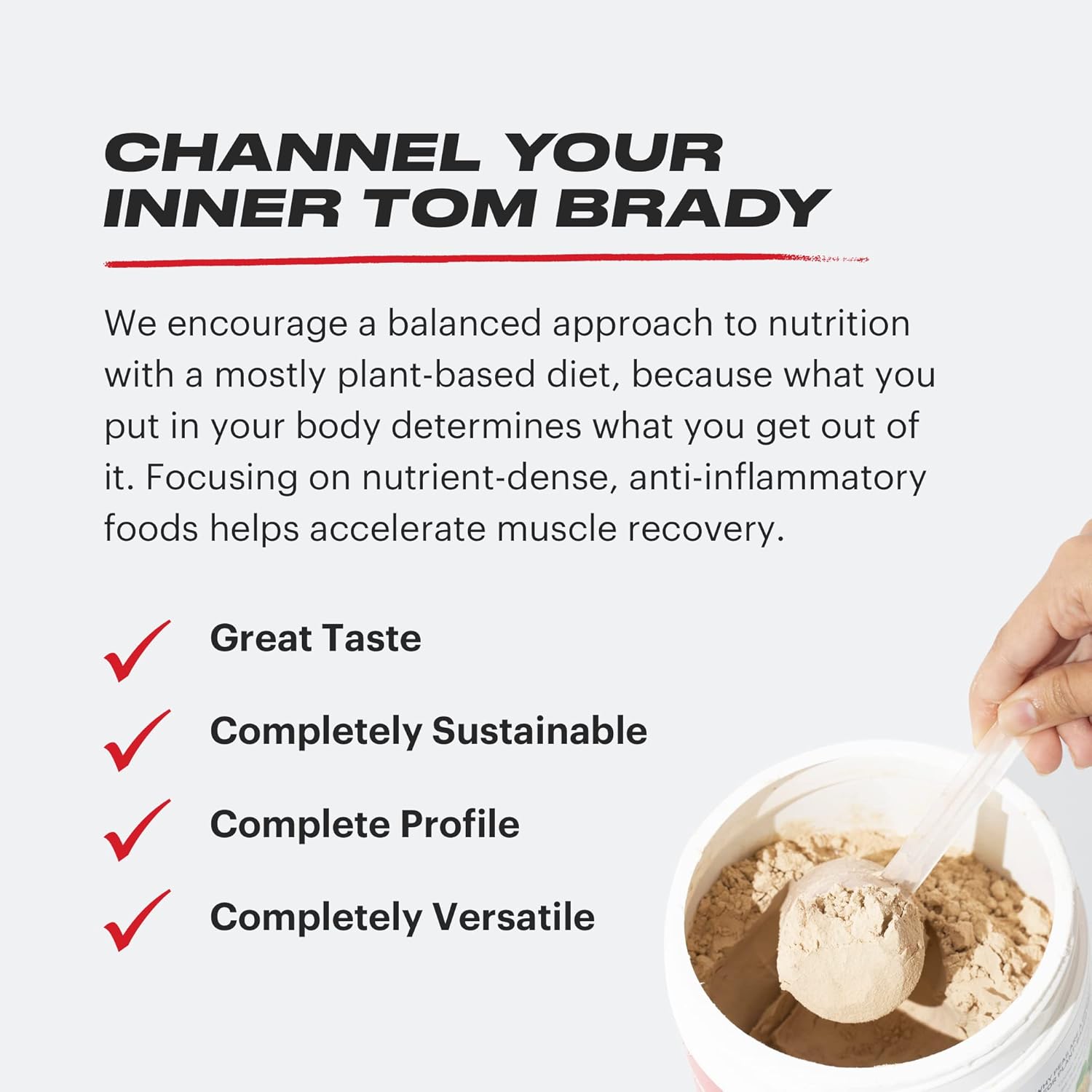 Vanilla Plant Based Protein Powder with Sustainably Sourced Pea Protein - Vegan, Low Carb, Non-GMO, Dairy-Free, Sugar-Free (18 Servings, 1.26lbs)