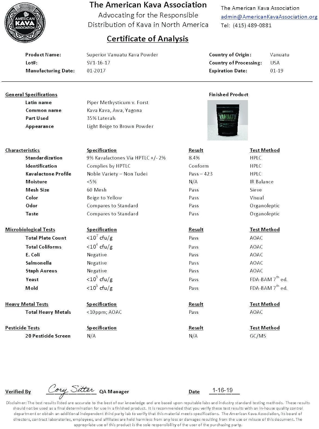 Vanuatu Kava Powder - High-Quality 1/2lb of Root of Happiness Kava Powder