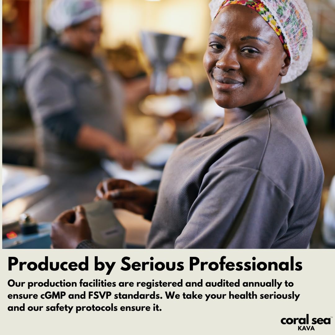 Vanuatu Palarasul Kava Powder - Rare Noble Root Tea for Relaxation - Uplifting & Calming Drink - Traditional Waka and Lawena Mix 8oz