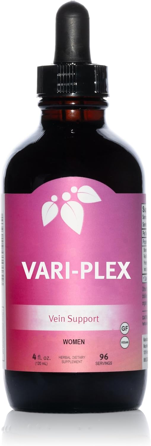 Vari-Plex Vein Vitality Liquid Extract for Women - Boost Circulation and Capillary Health - Mountain Meadow Herbs - 4oz.