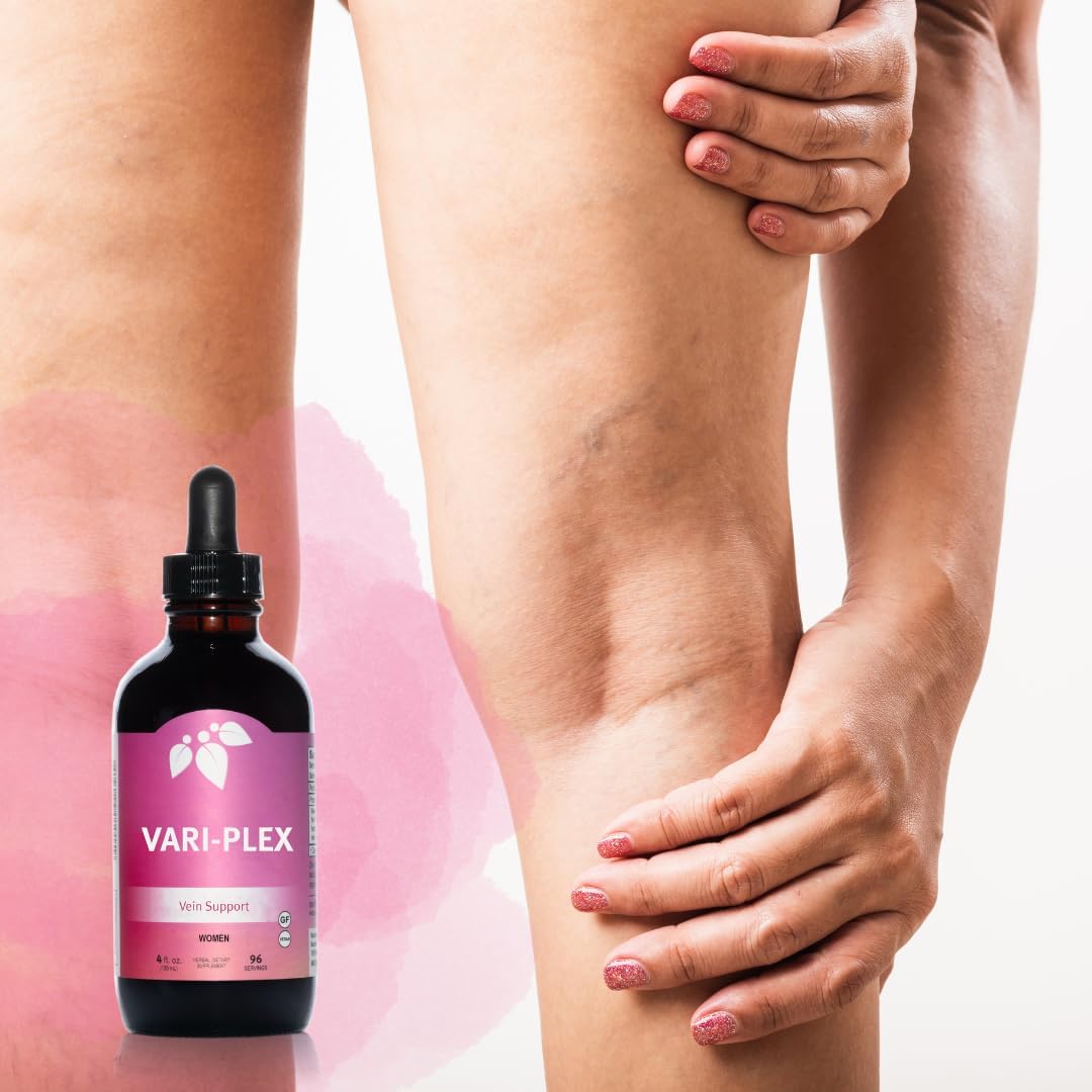 Vari-Plex Vein Vitality Liquid Extract for Women - Boost Circulation and Capillary Health - Mountain Meadow Herbs - 4oz.