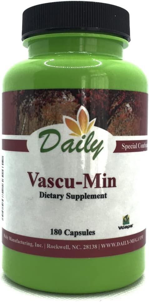Vascu-Min™ Daily Manufacturing Supplement with Magnesium, Potassium & Bromelain - 180 Vegetarian Capsules