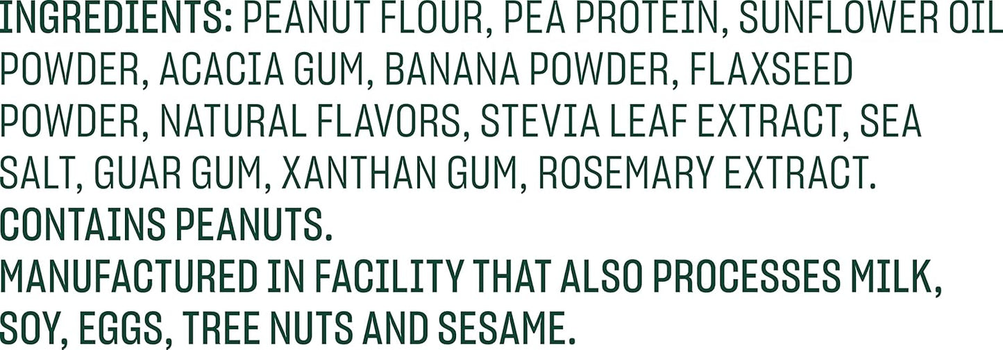Vega Peanut Butter & Banana Vegan Protein Powder Shake - 20g Protein, Real Food Ingredients, No Added Sugar - 1.39 lbs