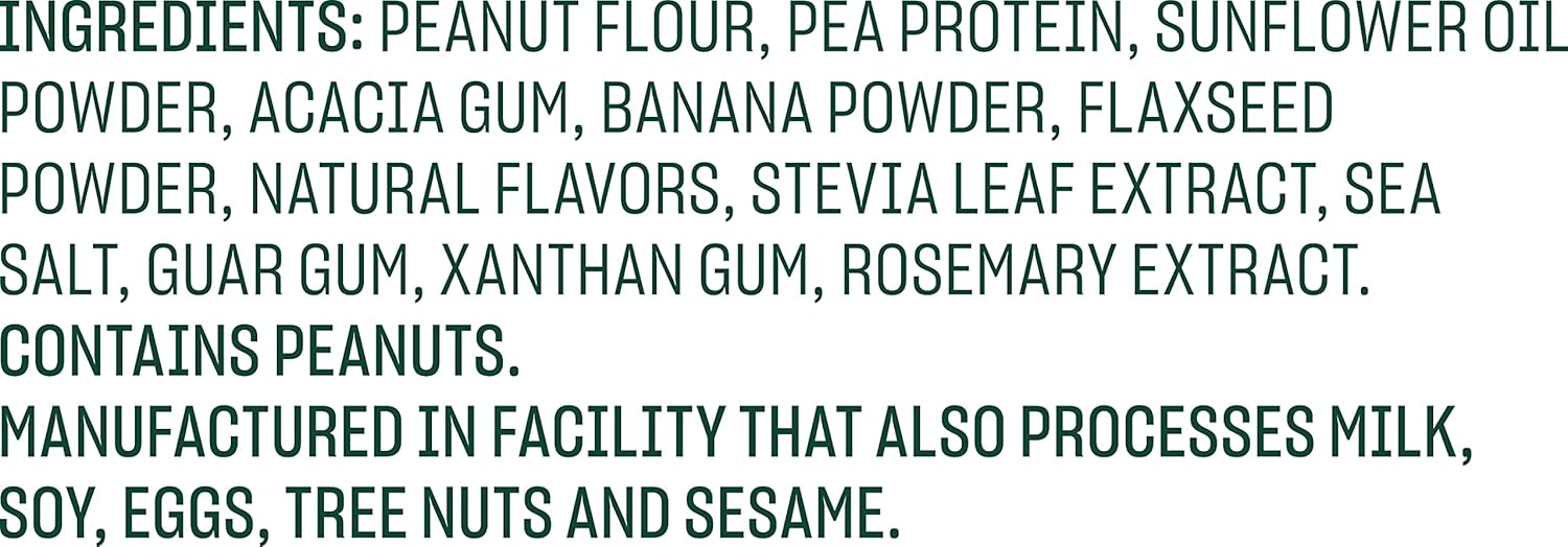 Vega Peanut Butter & Banana Vegan Protein Powder Shake - 20g Protein, Real Food Ingredients, No Added Sugar - 1.39 lbs