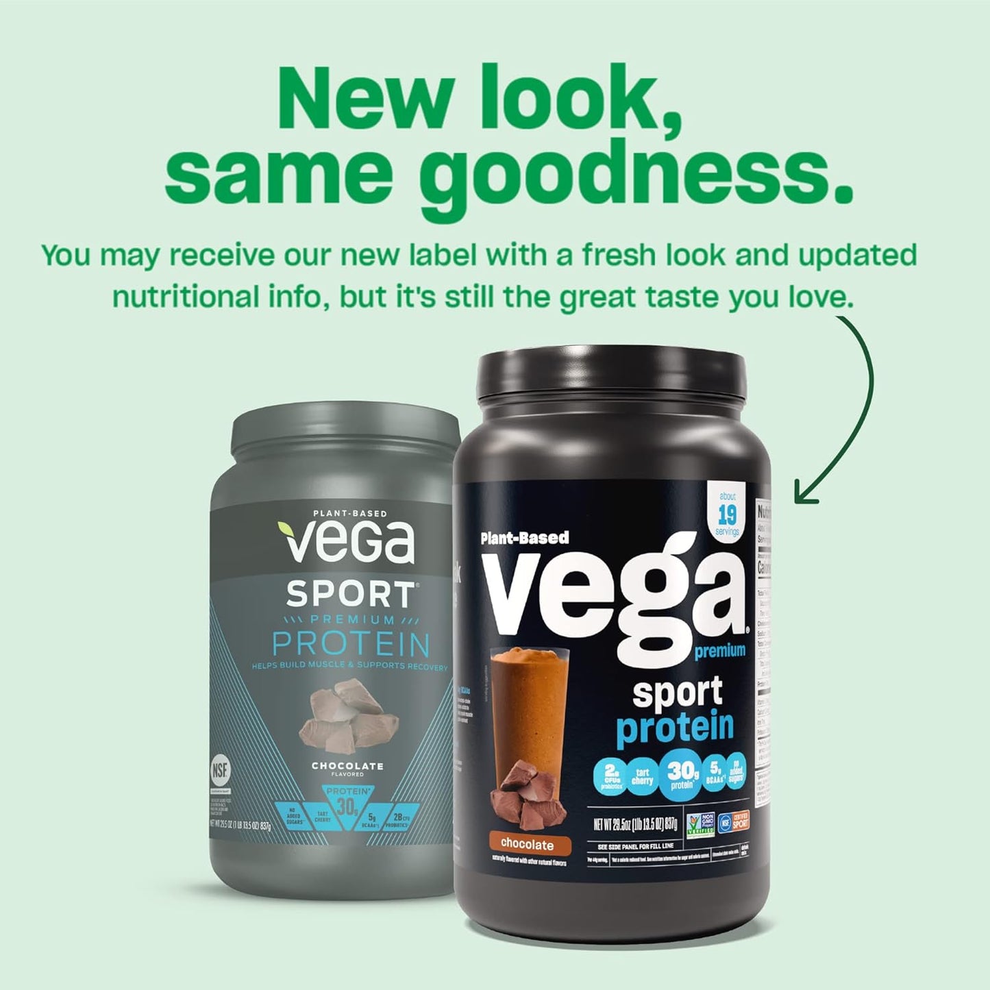 Vega Premium Berry Sport Protein Powder - Vegan, Non GMO, Gluten Free, NSF Certified for Sport - 28.3 oz