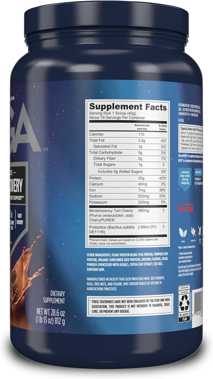 Vega Premium Sport Protein Mocha Powder - Vegan, Non GMO, Gluten Free, Plant Based Drink Mix - NSF Certified for Sport - 28.6 oz