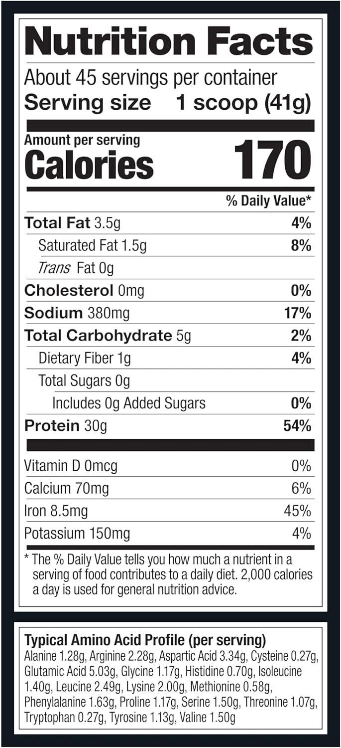 Vega Premium Sport Protein Powder, Vanilla, Vegan, Non-GMO, Gluten-Free, Plant-Based Drink Mix - NSF Certified, 4lb 1.8oz