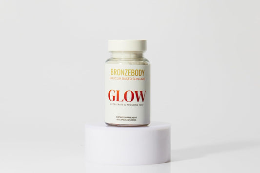 Vegan Accelerated Tanning Capsules with Antioxidants and Herbal Supplements