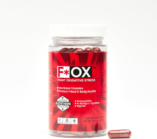 Vegan Antioxidant Supplement for Vitality - Supports Detox - Gluten-Free - 60 Capsules