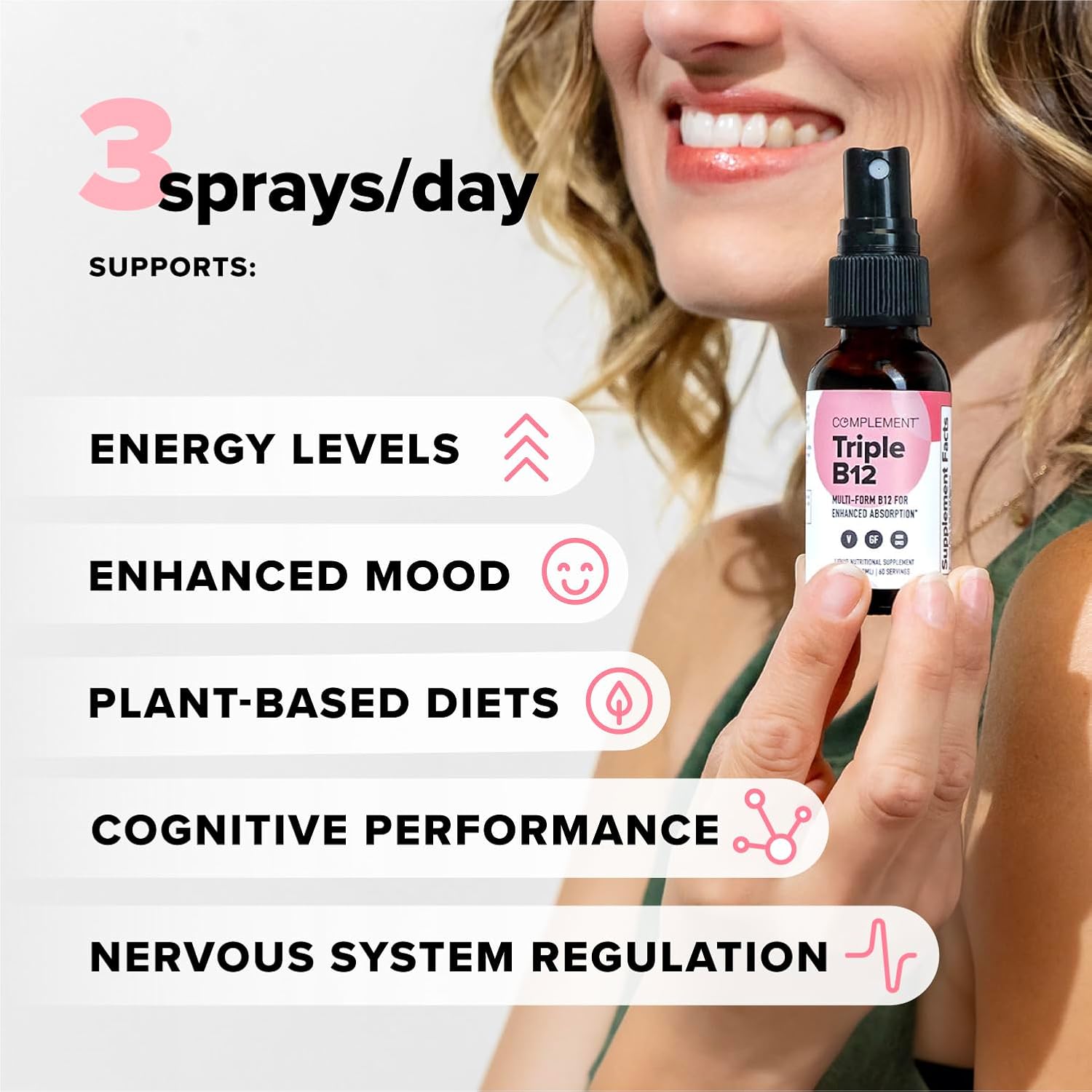 Vegan B12 Spray & Gut Nutrition Bundle for Comprehensive Supplementation and Digestive Support