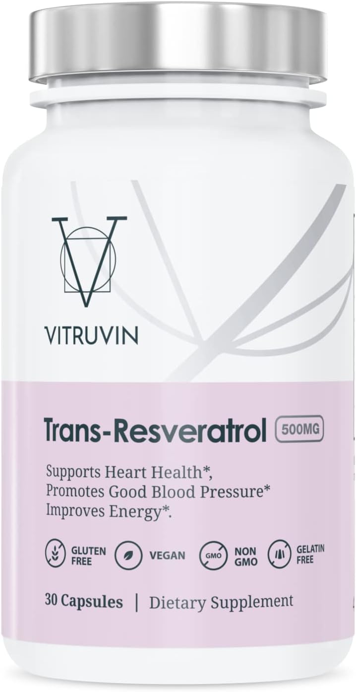 Vegan Beauty + Comfort Pack with COQ10, Trans-Resveratrol, and Curcumin for Healthy Skin, Heart, Joints, and Brain - Non-GMO, Gluten-Free