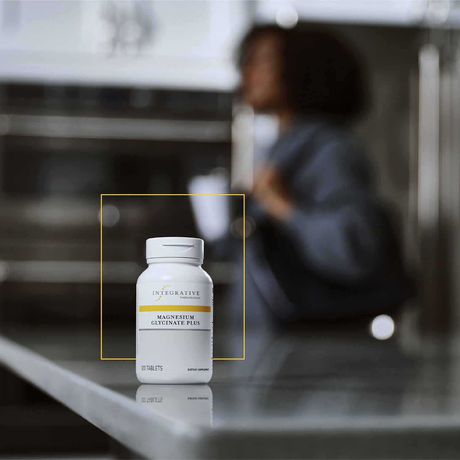 Vegan Brain Function Supplement with Magnesium Glycinate for Men & Women - Supports Cardiovascular & Nerve Function - 120 Tablets