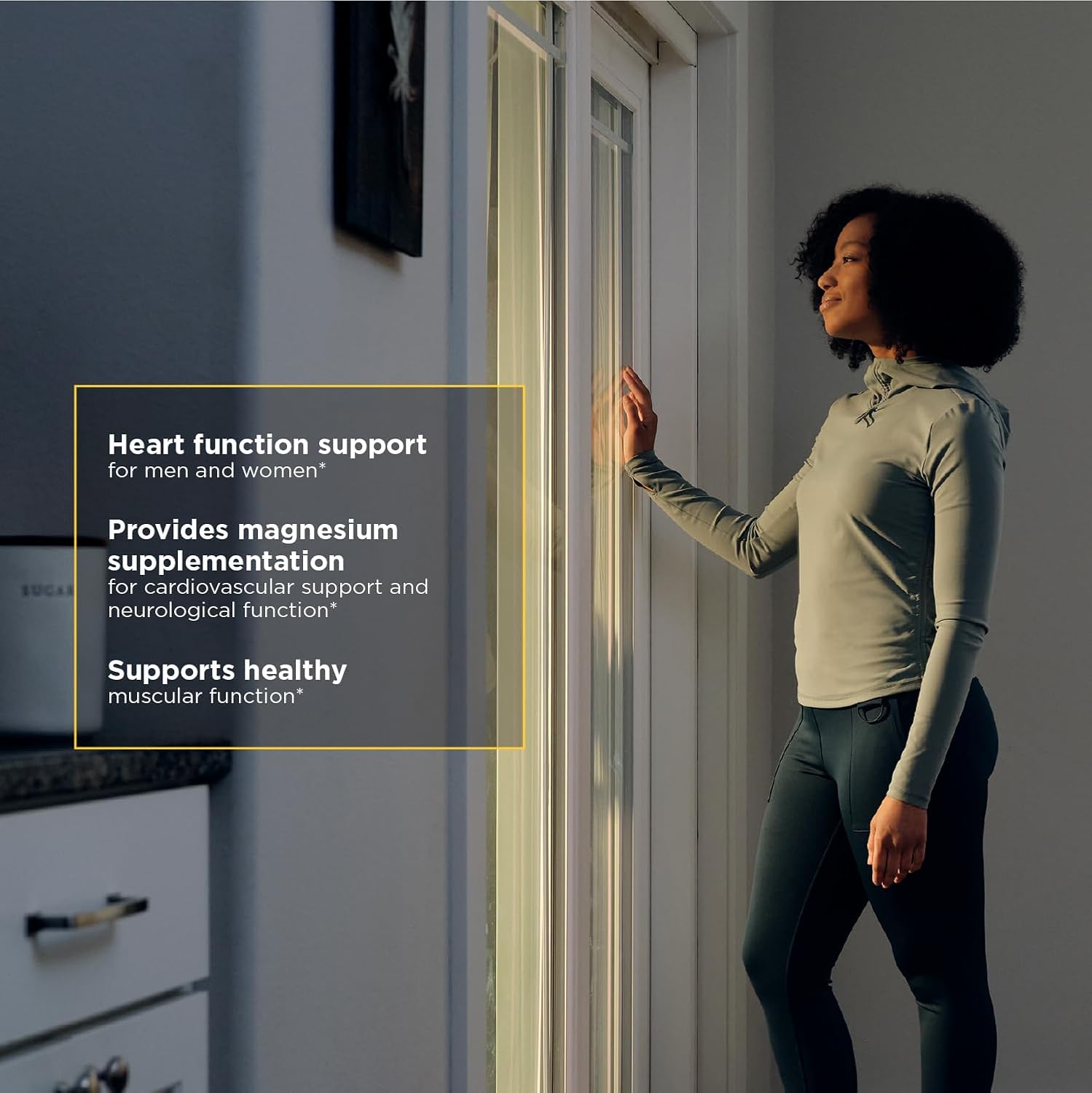 Vegan Brain Function Supplement with Magnesium Glycinate for Men & Women - Supports Cardiovascular & Nerve Function - 120 Tablets