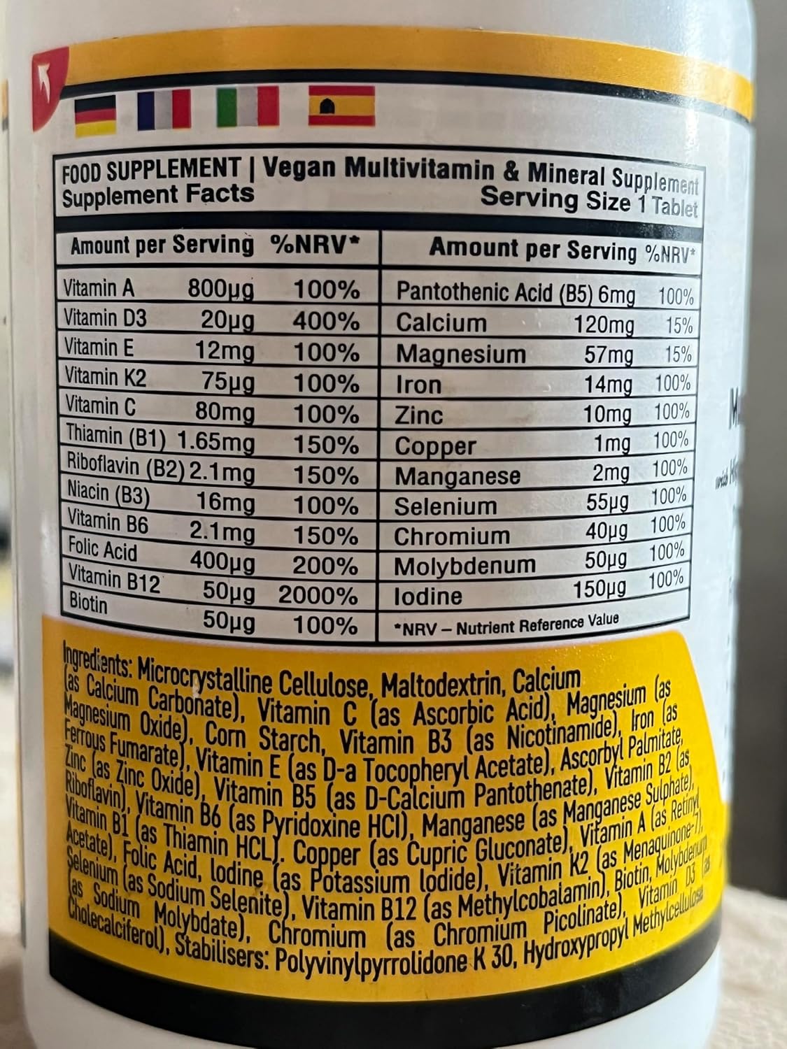 Vegan Brain Health Bundle - Lions Mane Nootropic Capsules & Vegan Multivitamins. Plant-Based Supplements for Memory, Focus & Overall Health