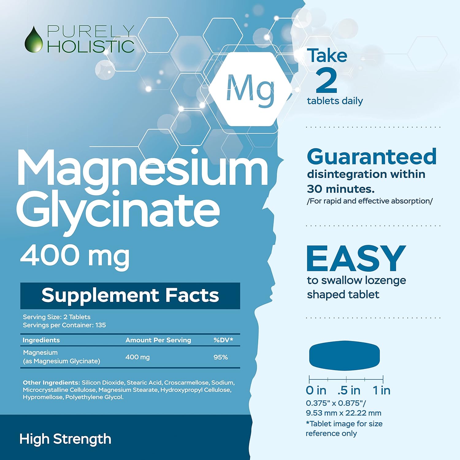 Vegan Bundle: Vitamin B2 Riboflavin 400mg + Magnesium Glycinate 400mg - 510 Capsules - USA Made