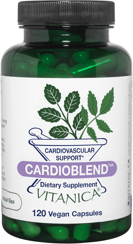 Vegan Cardiovascular Support Supplement: Vitanica CardioBlend - 120 Capsules