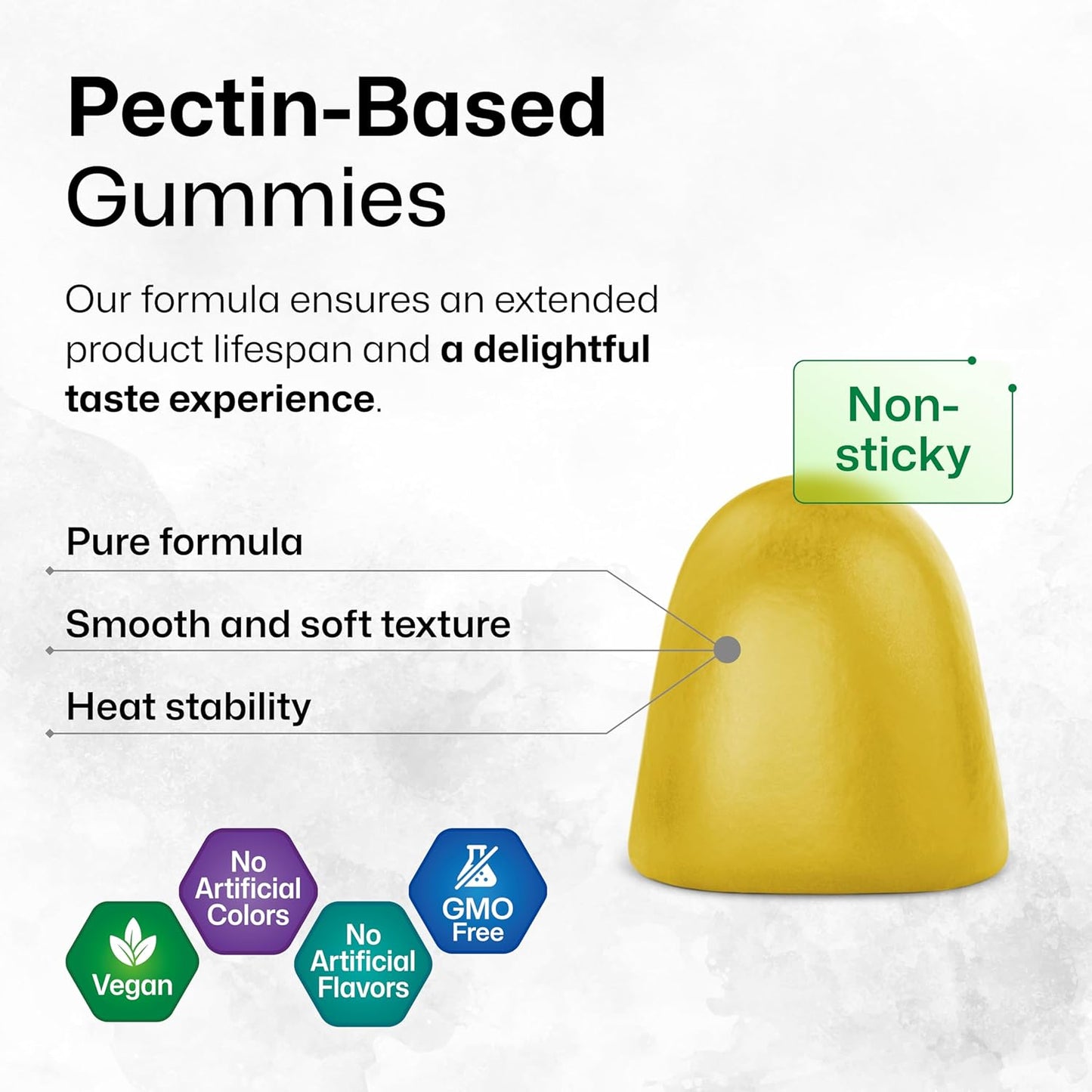 Vegan Chewable Magnesium Citrate Gummies - 400mg Strength for Women and Men - 90 Count - Pectin-Based Supplement