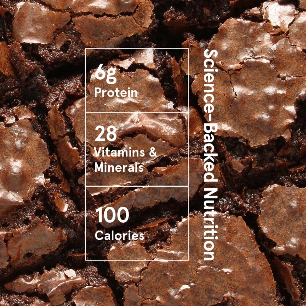 Vegan Chocolate Brownie Protein Bars - Gluten Free, Low Sugar, 6g of Energy - 24 Count